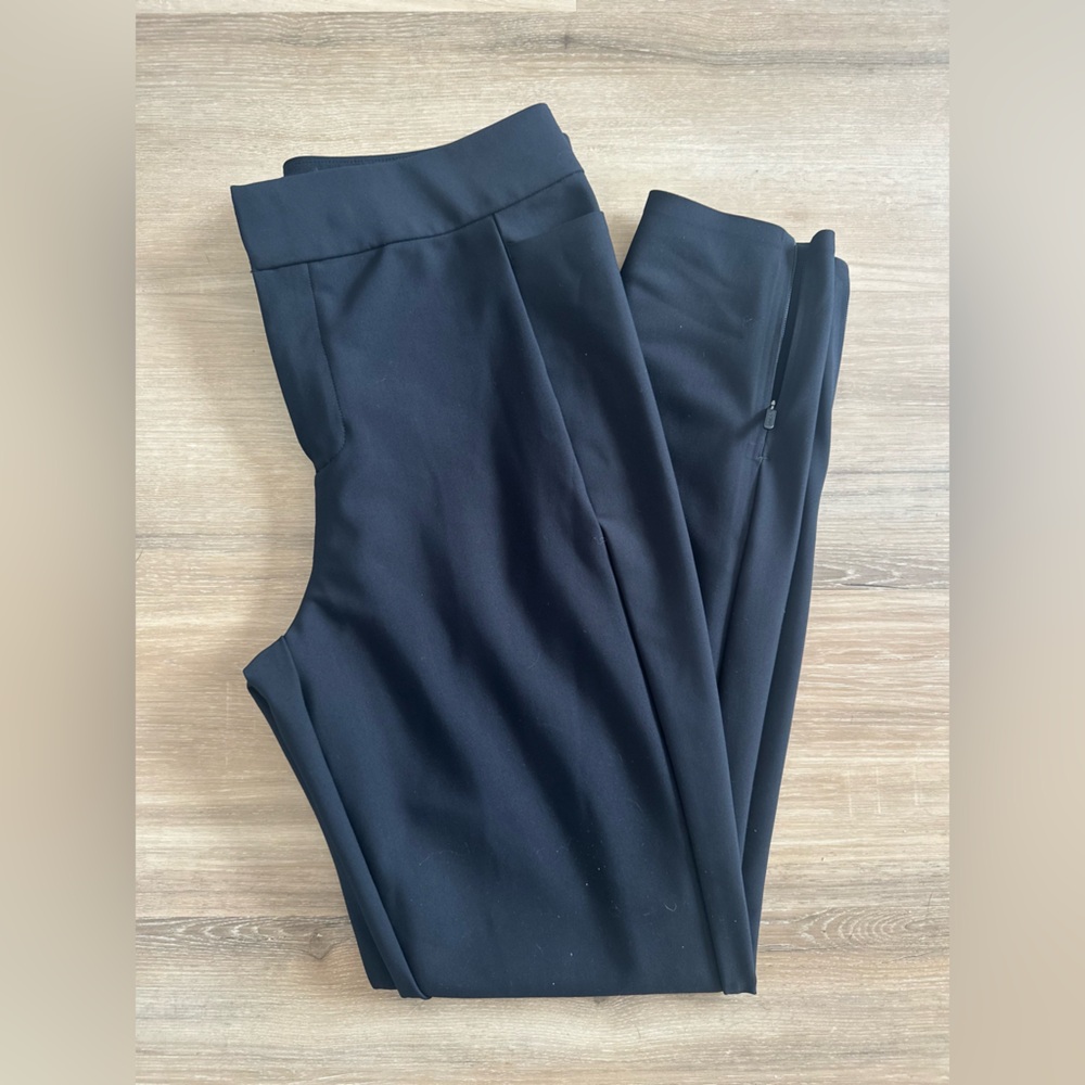 Athleta Stellar Tight Legging Black Ankle Pants Slim Fit Nylon Lycra Size 4